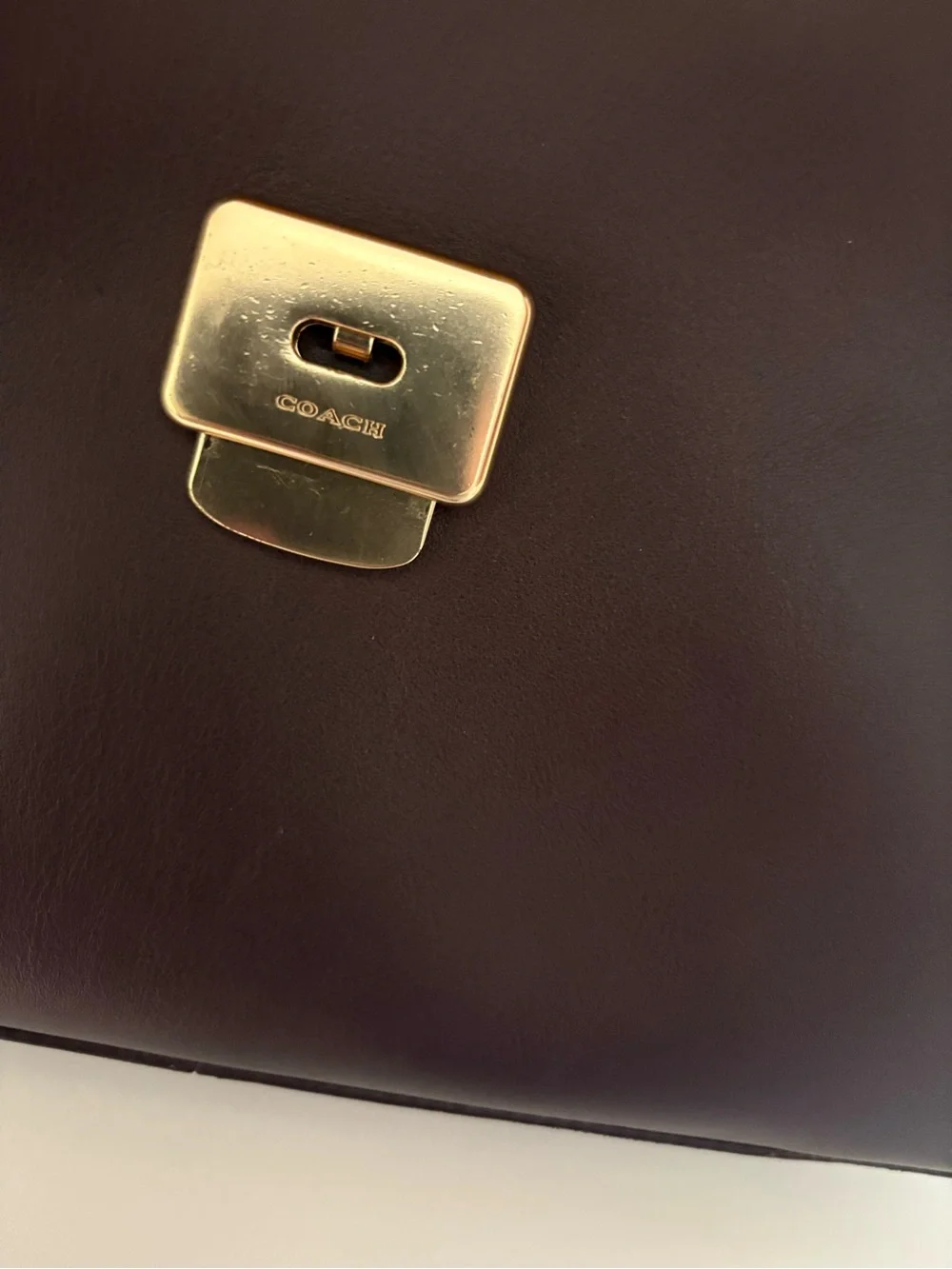 🤎✨Coach Large Etta Flap Bag In Espresso with Matching Wallet✨🤎